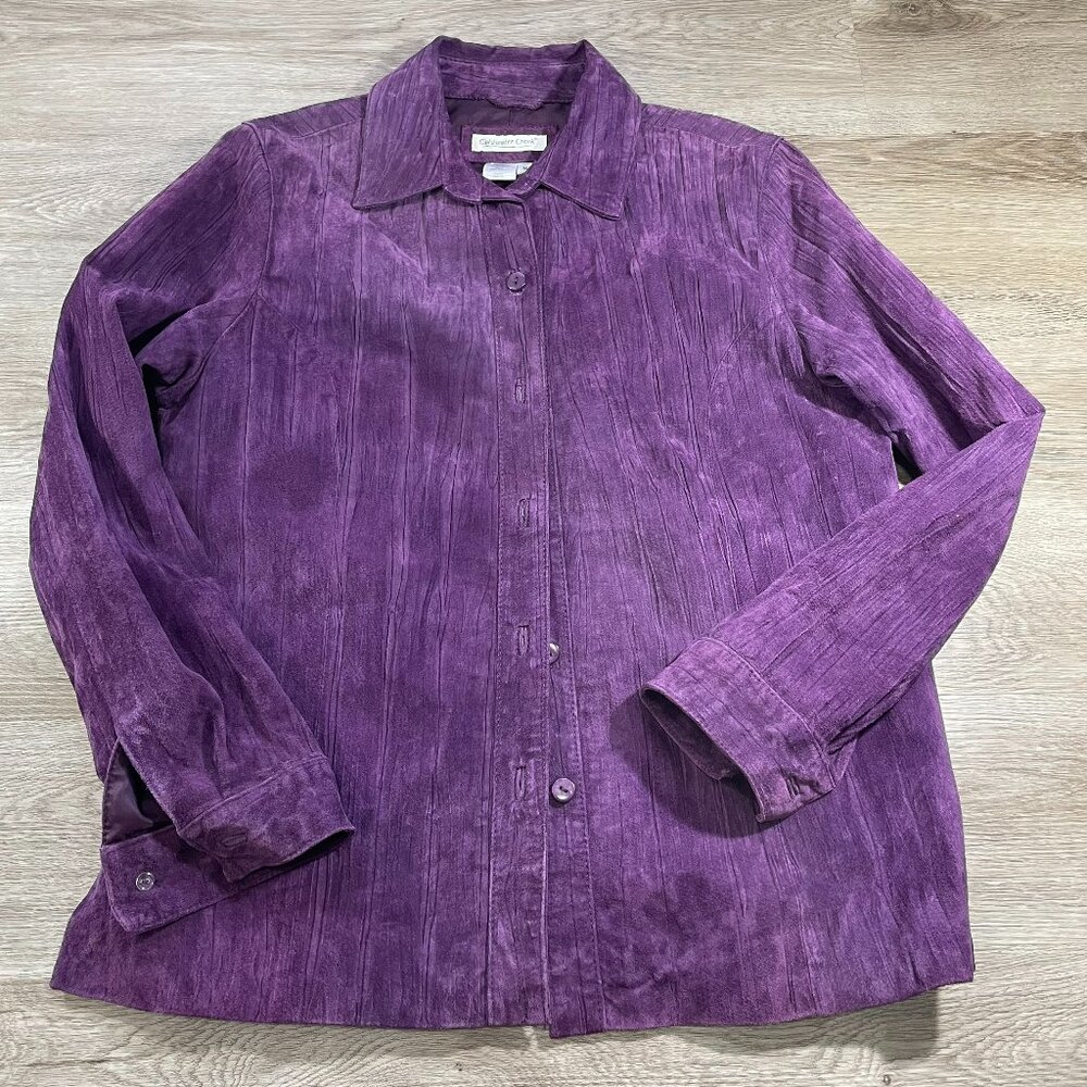 Purple Leather Jacket